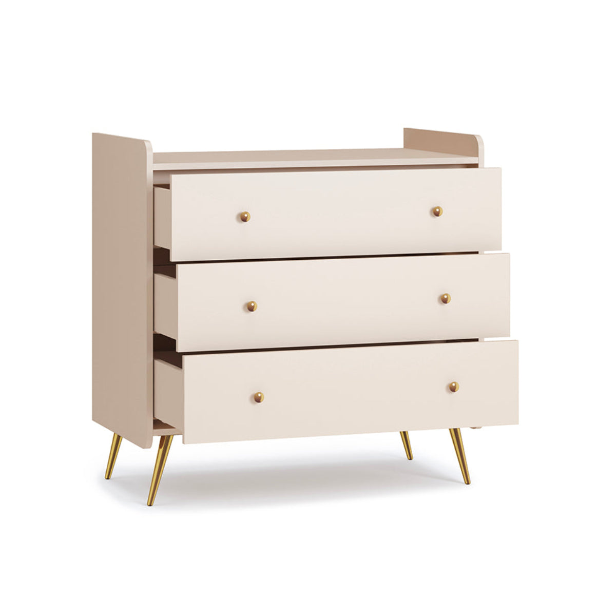 Commode 3 tiroirs Vox Lunea Cachemire - vue 2