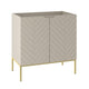 Meuble sous-vasque 80cm 2 portes sur pieds Daria Cachemire