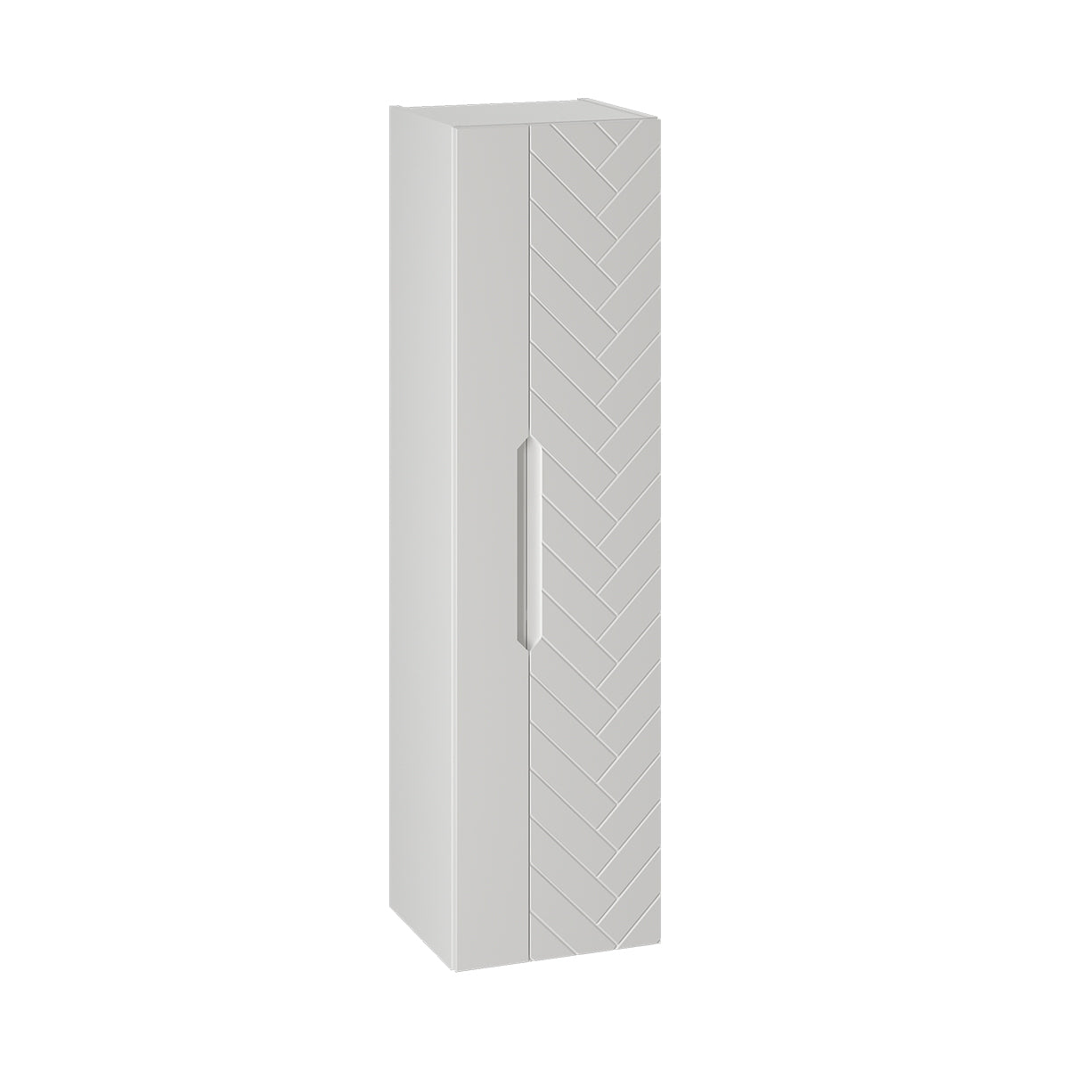 Ensemble meuble simple vasque 60cm 2 portes sur pieds et colonne Daria Blanc - vue 4