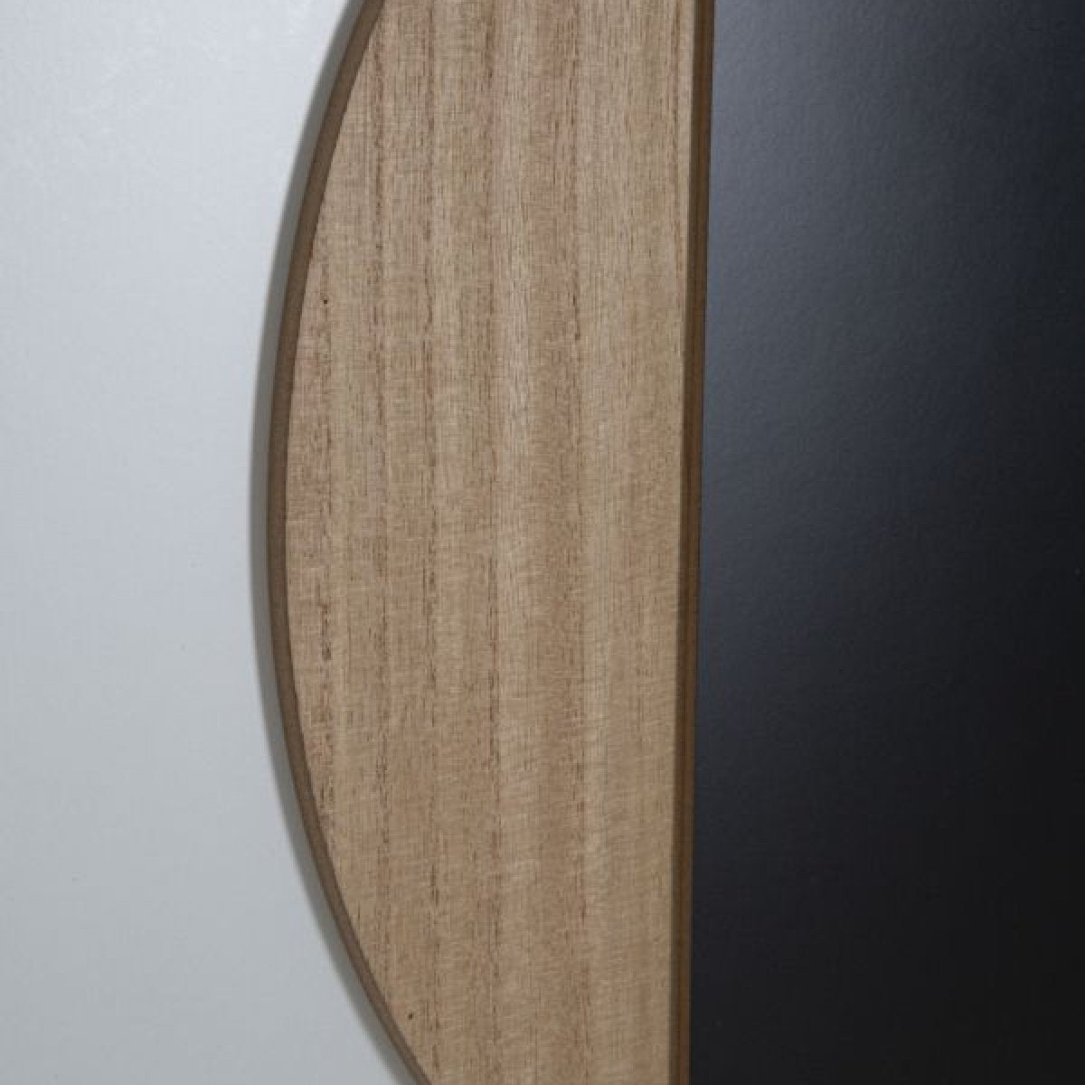 Décoration murale abstraite 60x80 cm Malva Noir et Bois - vue 5