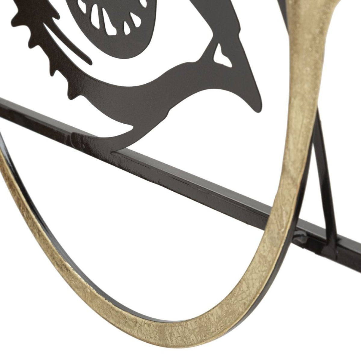 Décoration murale lunettes 3D métal 90x41 cm Océane Noir et Doré - vue 5