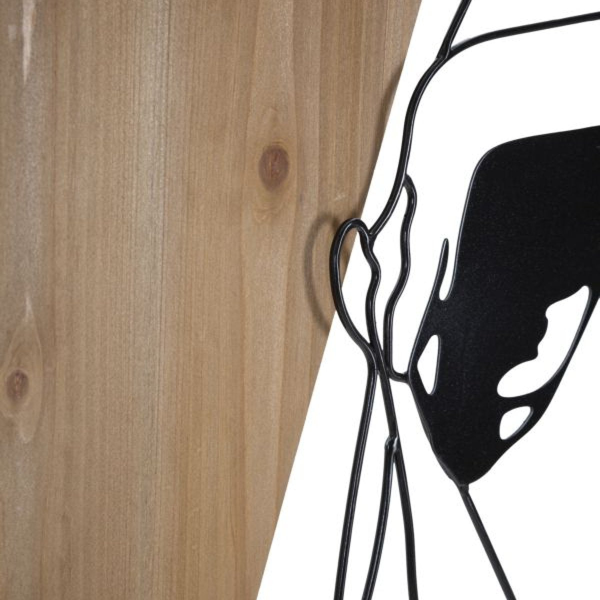 Décoration murale silhouette femme 50x90 cm Horia Bois et Noir - vue 4
