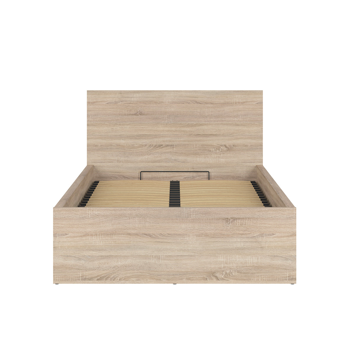 Lit coffre 120x200 sommier inclus Edwin Bois Clair - vue 4