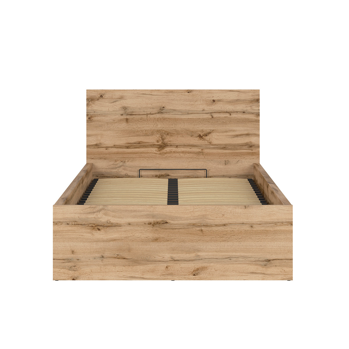 Lit coffre 120x200 sommier inclus Edwin Bois - vue 4