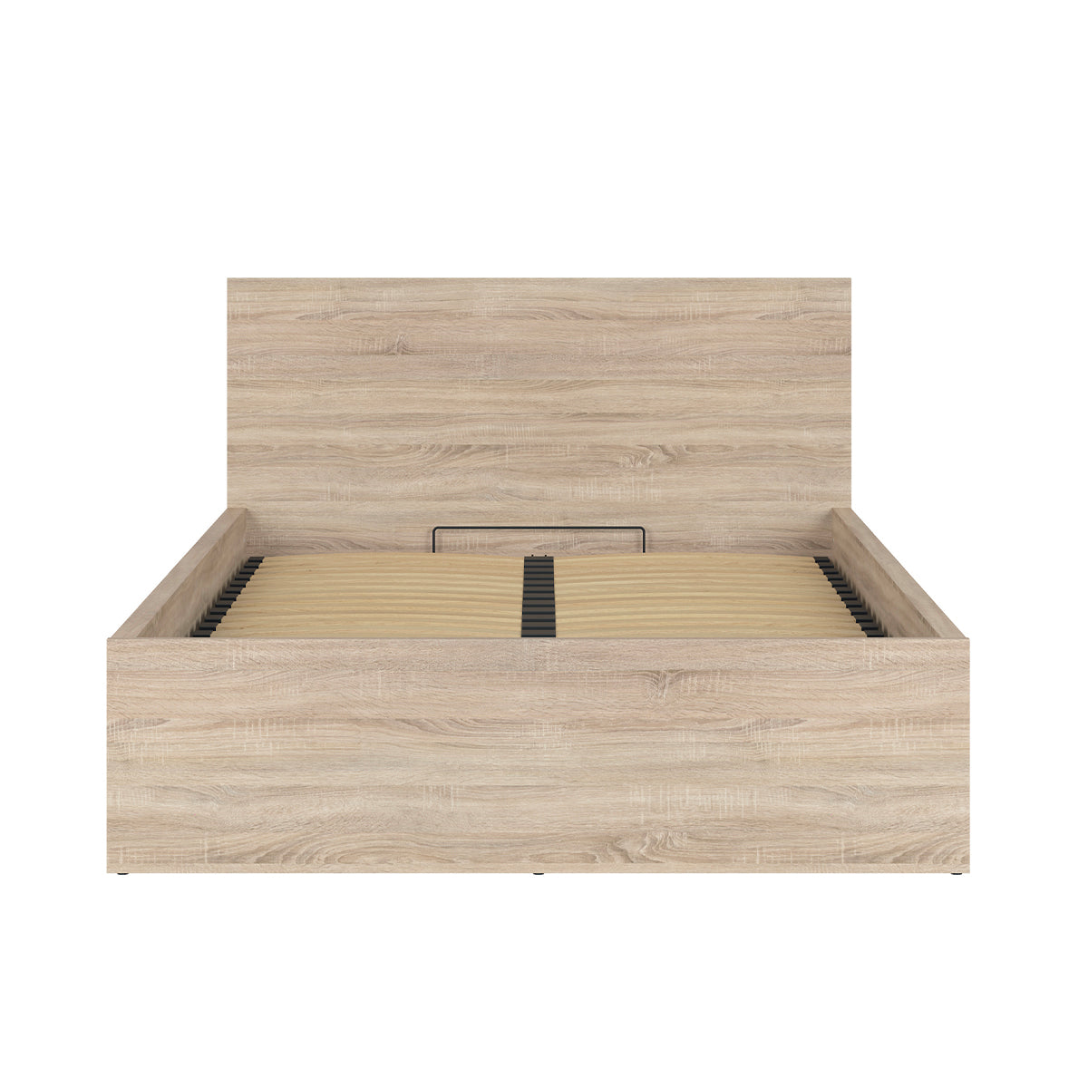 Lit coffre 140x200 sommier inclus Edwin Bois Clair - vue 4