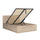 Lit coffre 140x200 sommier inclus Edwin Bois Clair