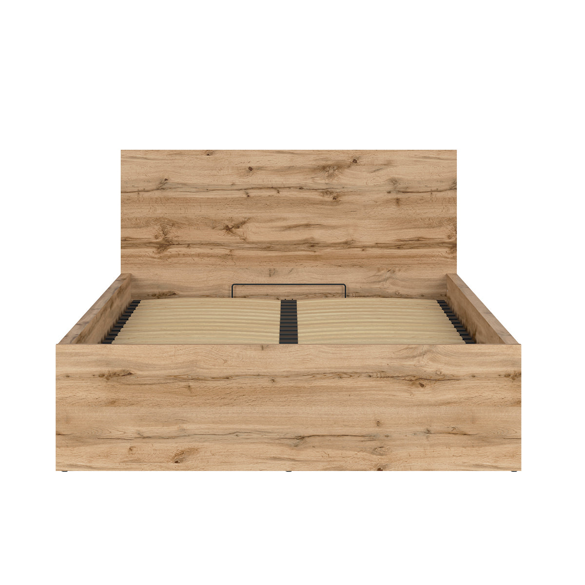 Lit coffre 140x200 sommier inclus Edwin Bois - vue 4