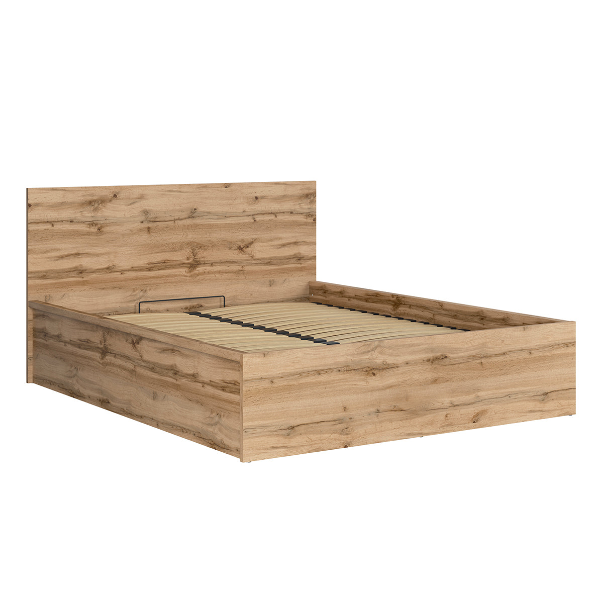 Lit coffre 160x200 sommier inclus Edwin Bois - vue 3