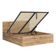 Lit coffre 160x200 sommier inclus Edwin Bois