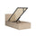 Lit coffre 90x200 sommier inclus Edwin Bois Clair