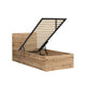 Lit coffre 90x200 sommier inclus Edwin Bois