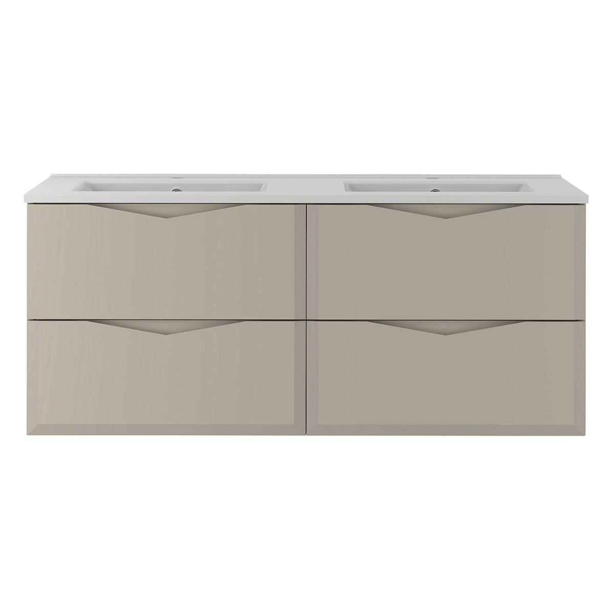 Meuble double vasque encastrée 120cm Ellie Cachemire - vue 2