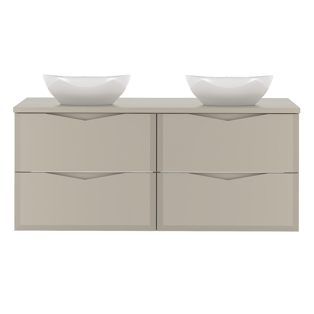 Meuble double vasque 120cm Ellie Cachemire