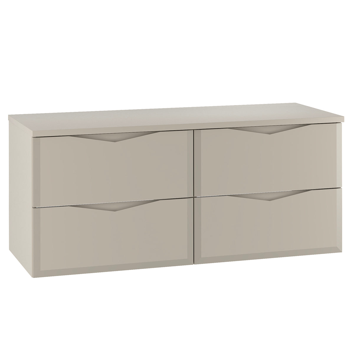 Meuble sous-vasque 120cm plan de toilette Ellie Cachemire