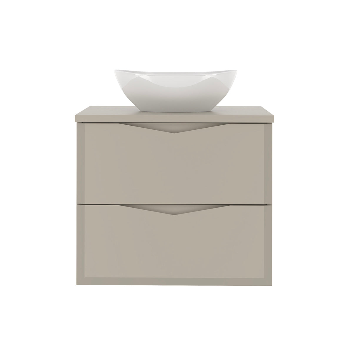 Meuble simple vasque 60cm Ellie Cachemire - vue 2