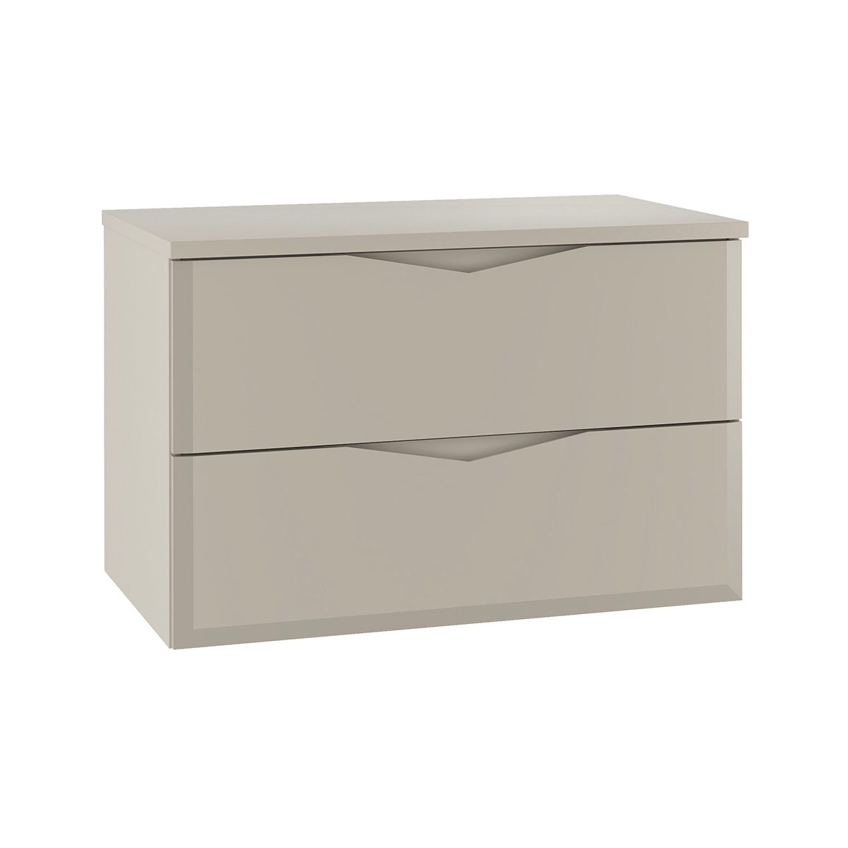 Meuble sous-vasque 80cm plan de toilette Ellie Cachemire