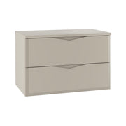 Meuble sous-vasque 80cm plan de toilette Ellie Cachemire