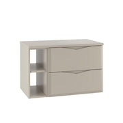 Meuble sous-vasque 80cm 2 niches plan de toilette Ellie Cachemire