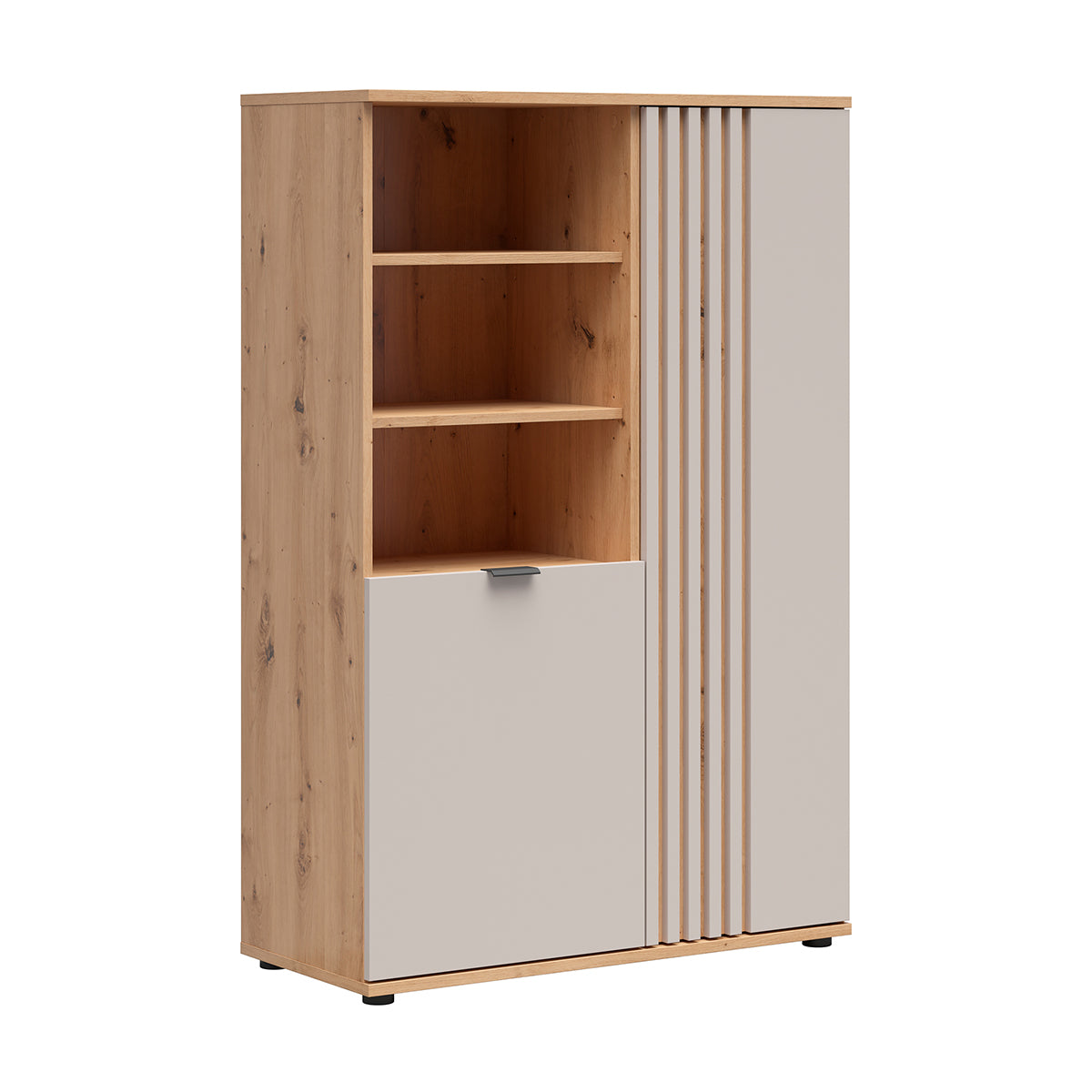 Armoire 2 portes Ezra Cachemire et Bois