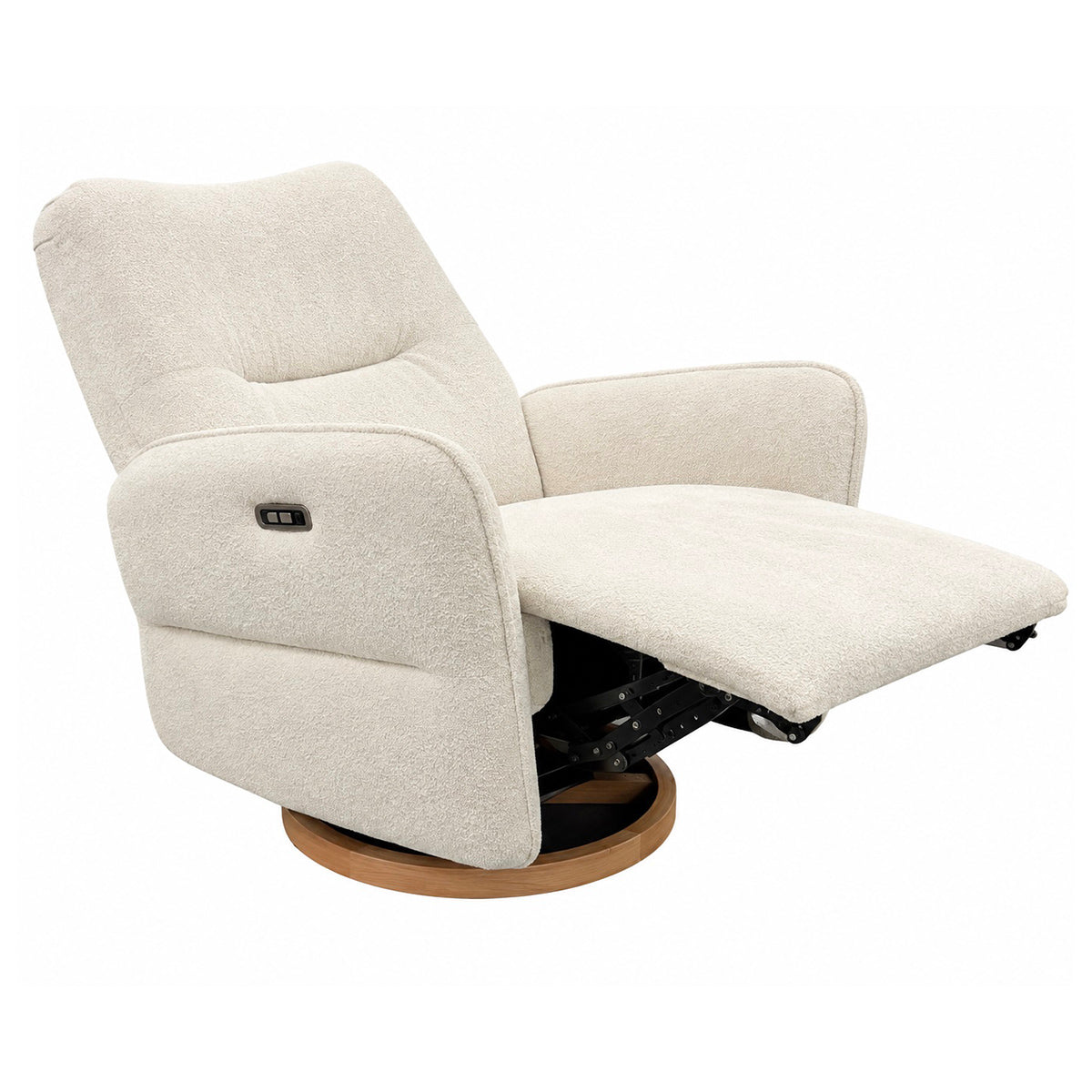 Fauteuil relax électrique tissu bouclé Vipack Rocky Beige