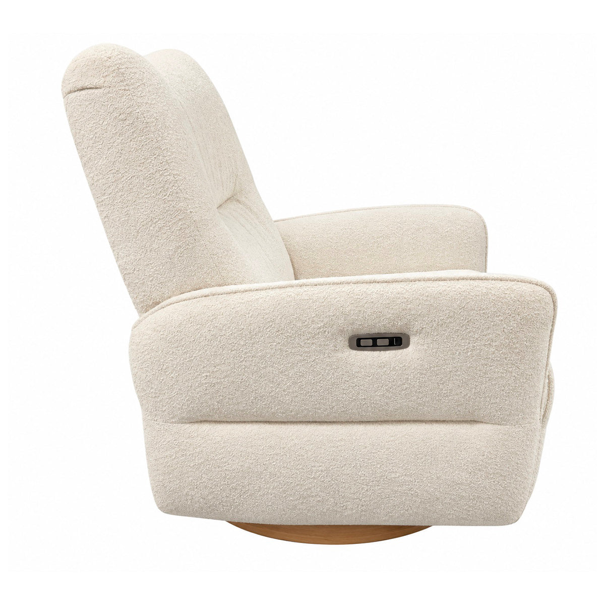 Fauteuil relax électrique tissu bouclé Vipack Rocky Beige