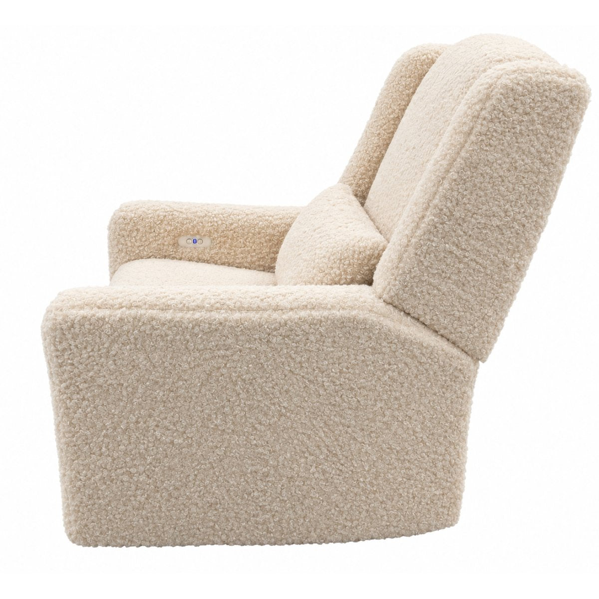Fauteuil relax électrique tissu bouclette Vipack Rocky Beige - vue 4