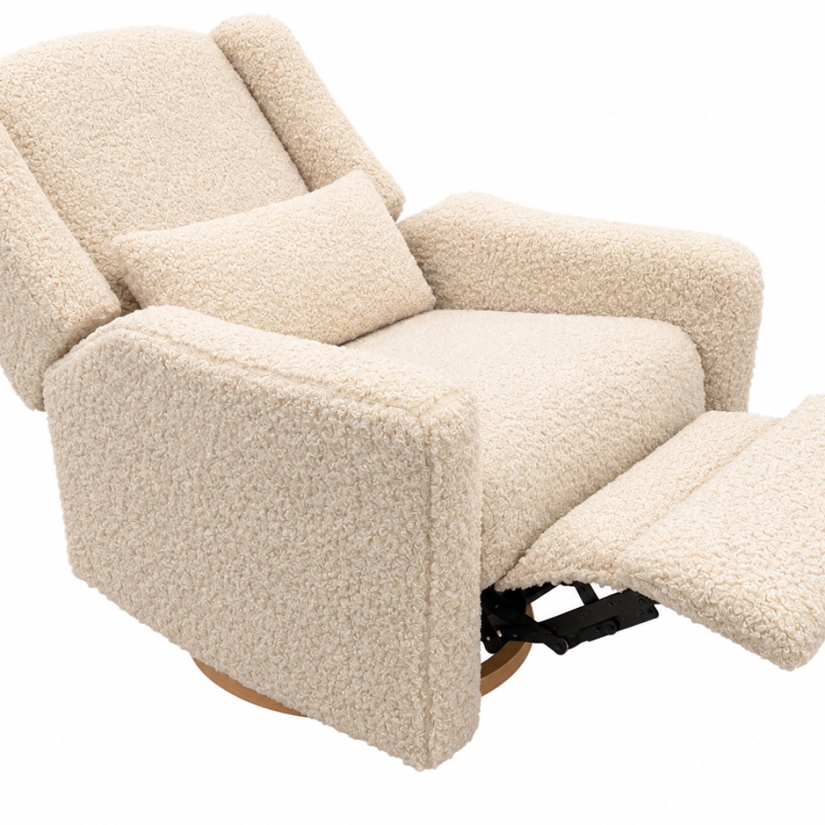 Fauteuil relax électrique tissu bouclette Vipack Rocky Beige - vue 5