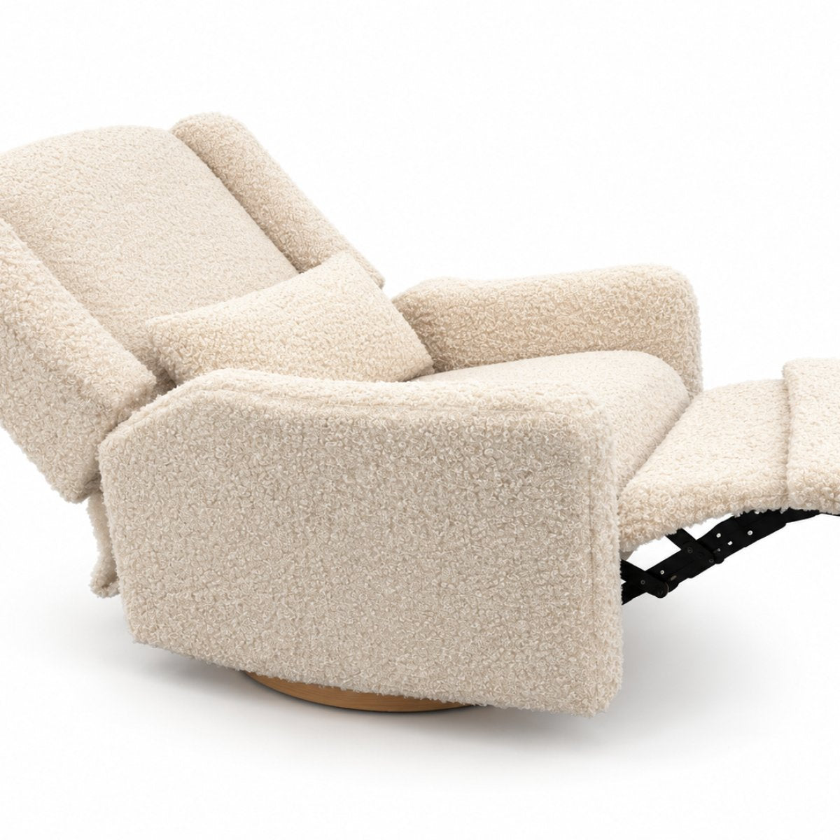 Fauteuil relax électrique tissu bouclette Vipack Rocky Beige - vue 6