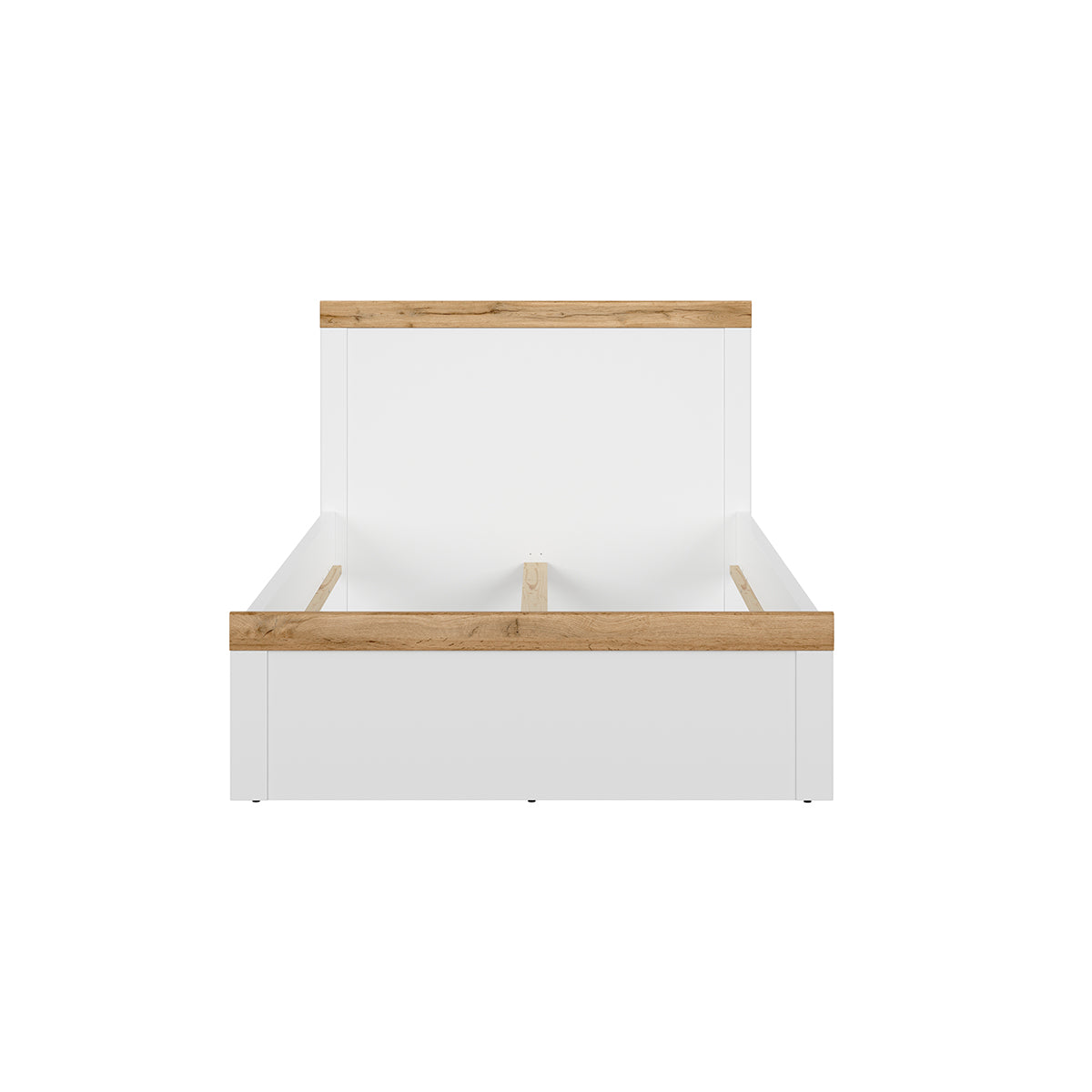 Lit 120x200 Hella Blanc et Bois