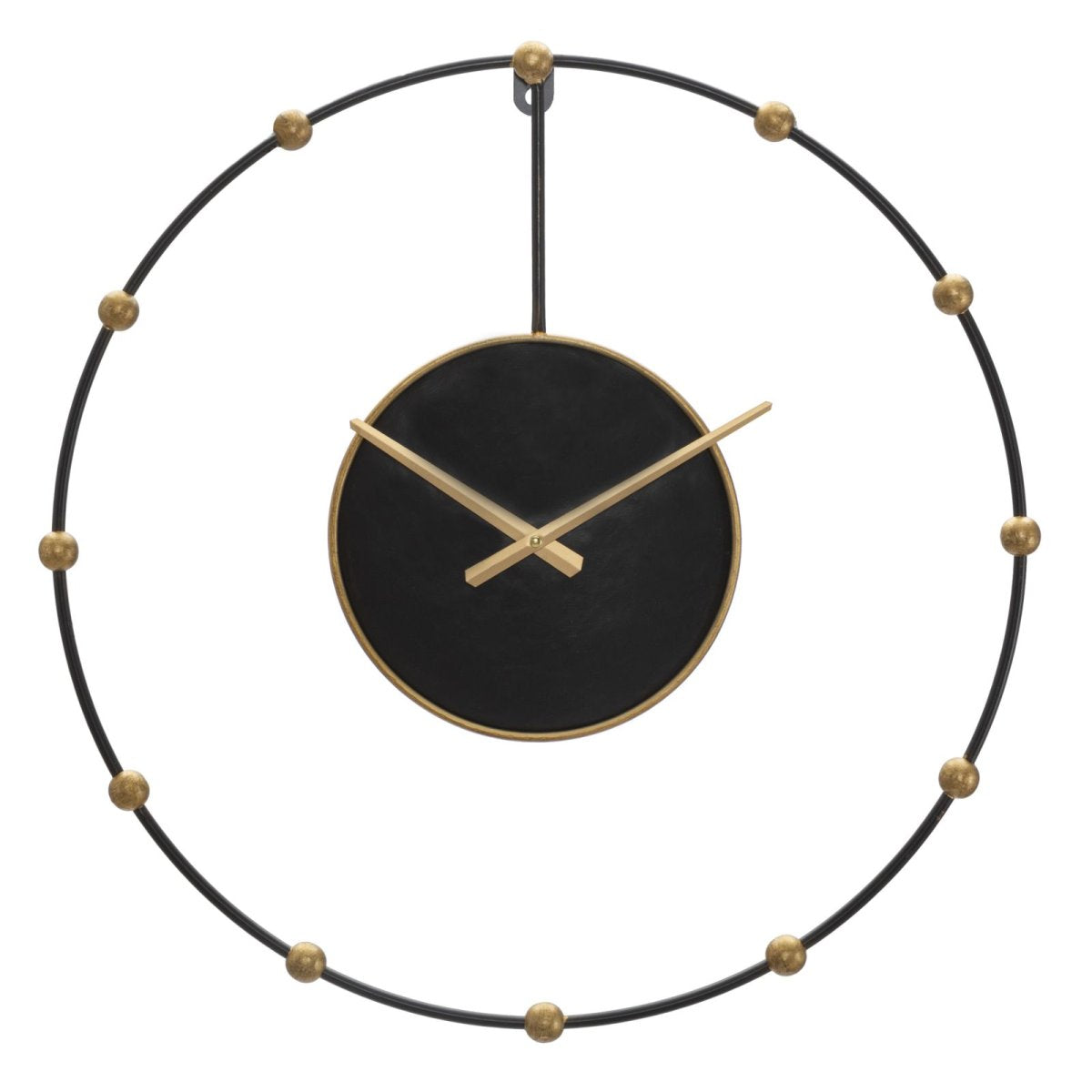 Horloge murale 61 cm Cesare Noir et Doré - vue 2