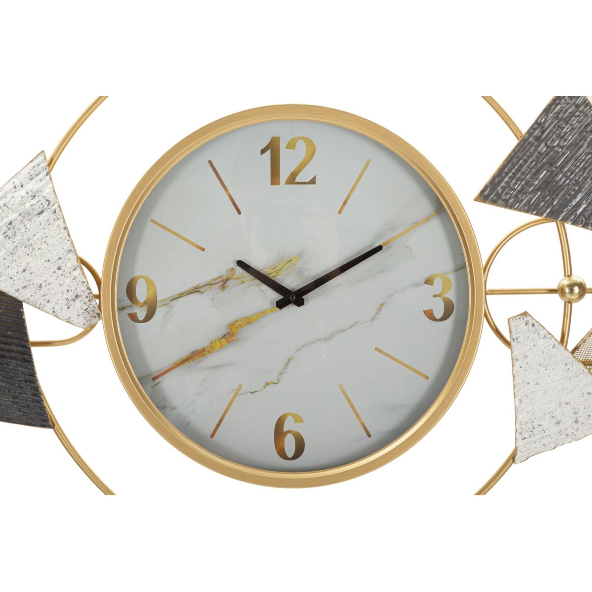 Horloge murale 120 cm Amy Blanc et Doré - vue 3