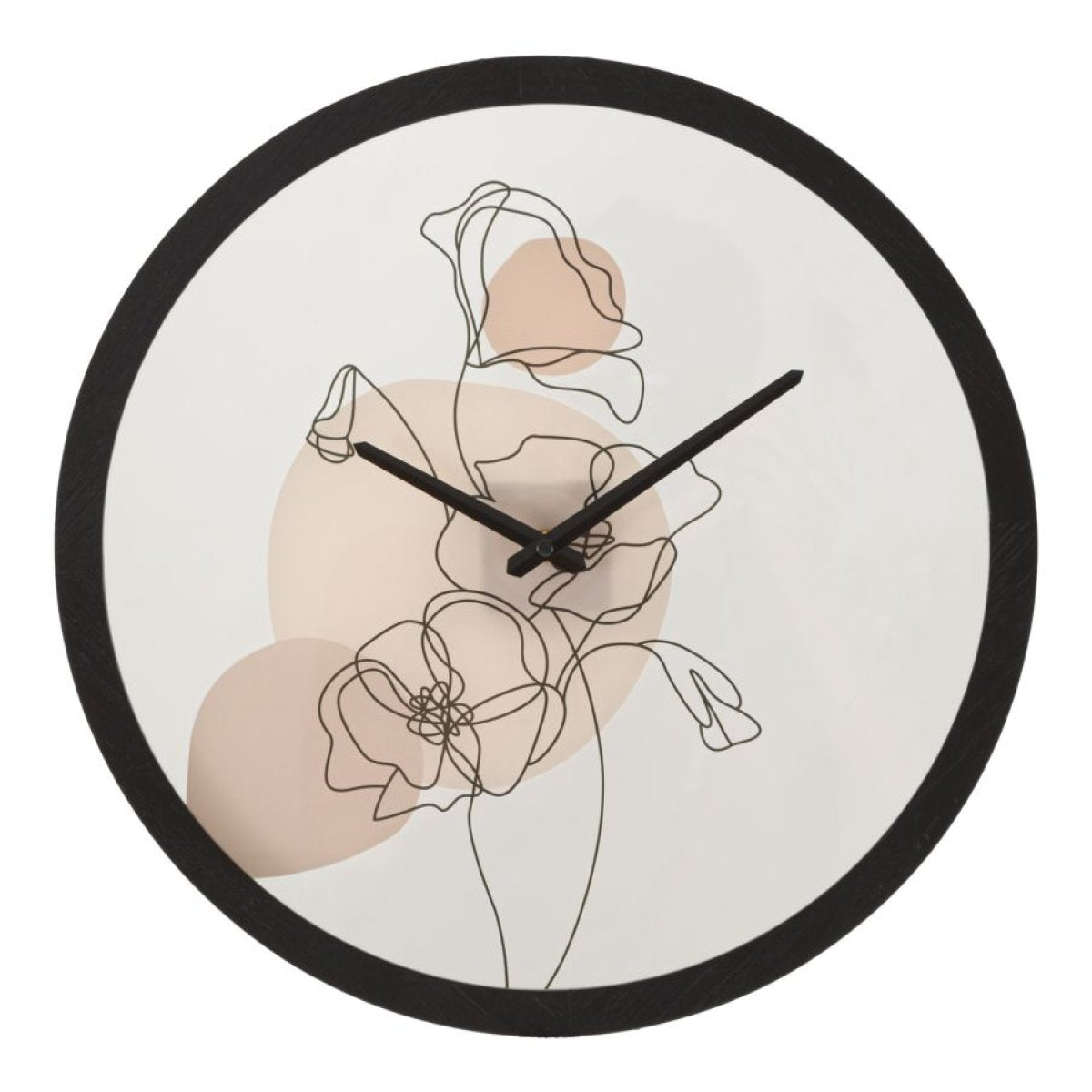 Horloge murale 40 cm Coquelicot Calliope Blanc et Noir - vue 2