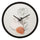 Horloge murale 40 cm Rose Calliope Blanc et Noir