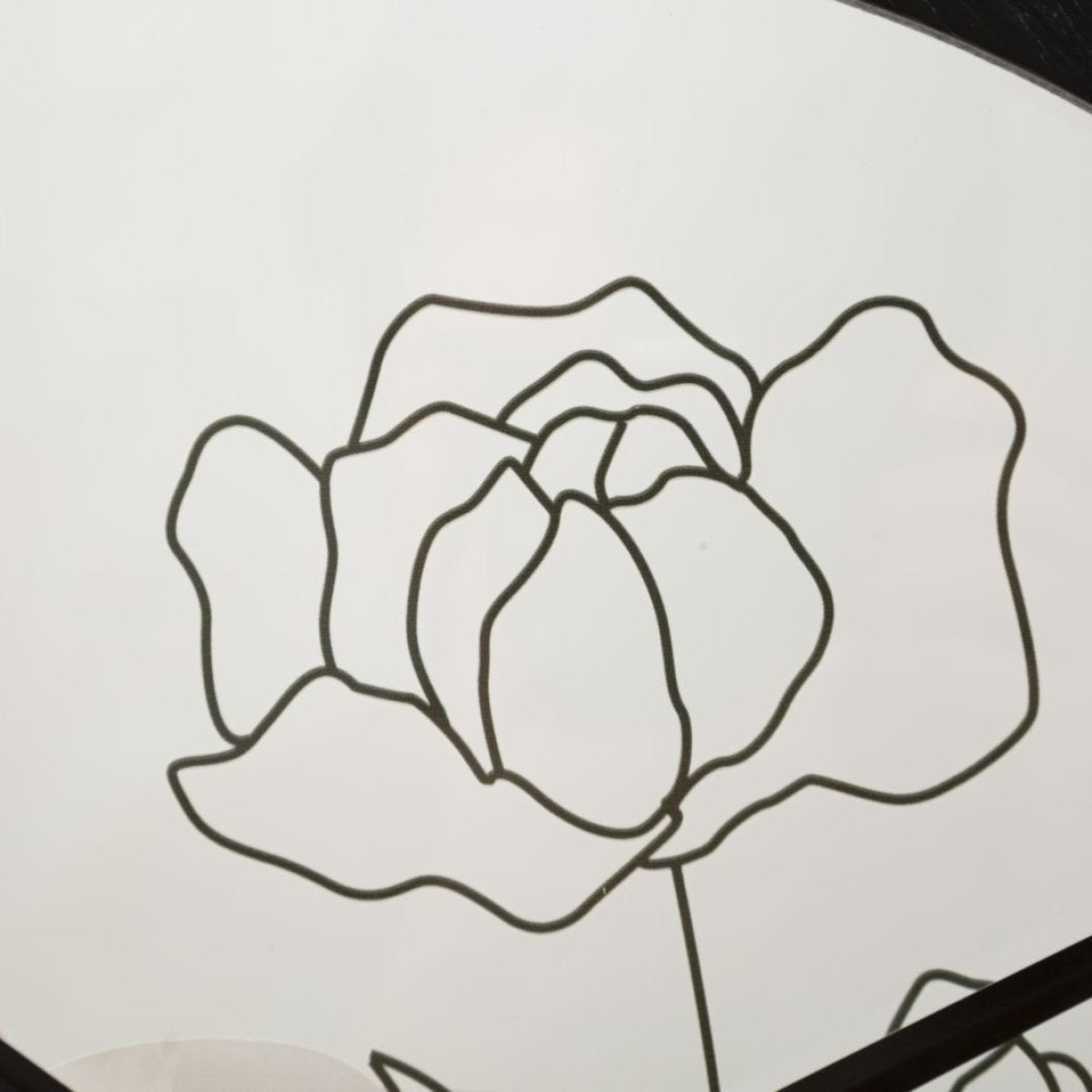 Horloge murale 40 cm Rose Calliope Blanc et Noir - vue 4