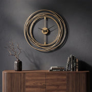 Horloge murale 50 cm Ginevra Doré