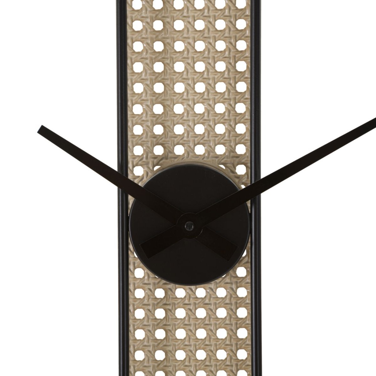 Horloge murale 60 cm Barnaby Noir et Bois - vue 3
