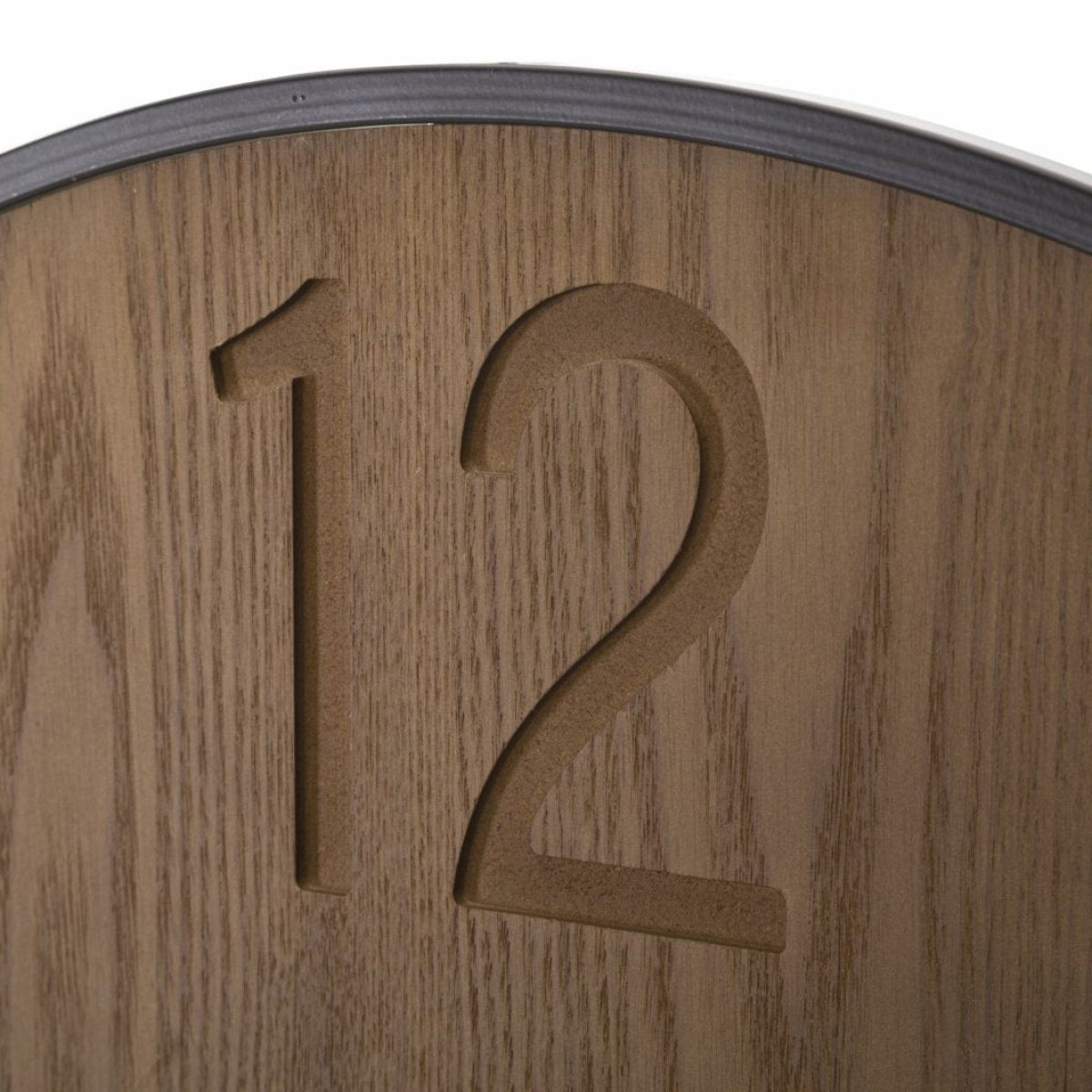 Horloge murale 60 cm Fauna Noir et Bois - vue 5
