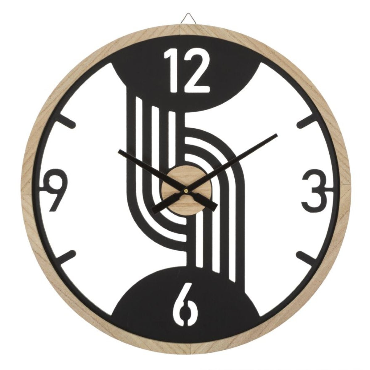 Horloge murale 60 cm Gideon Noir - vue 2