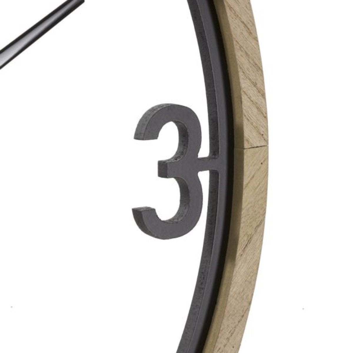 Horloge murale 60 cm Gideon Noir - vue 5