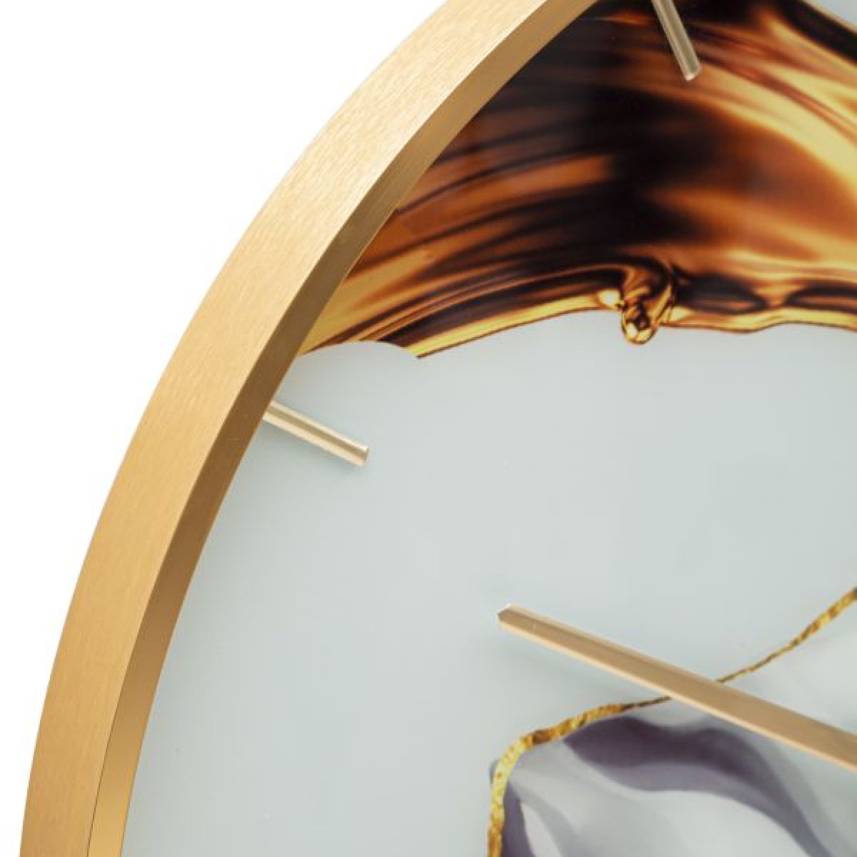 Horloge murale 60 cm Rosie Doré et Gris - vue 5