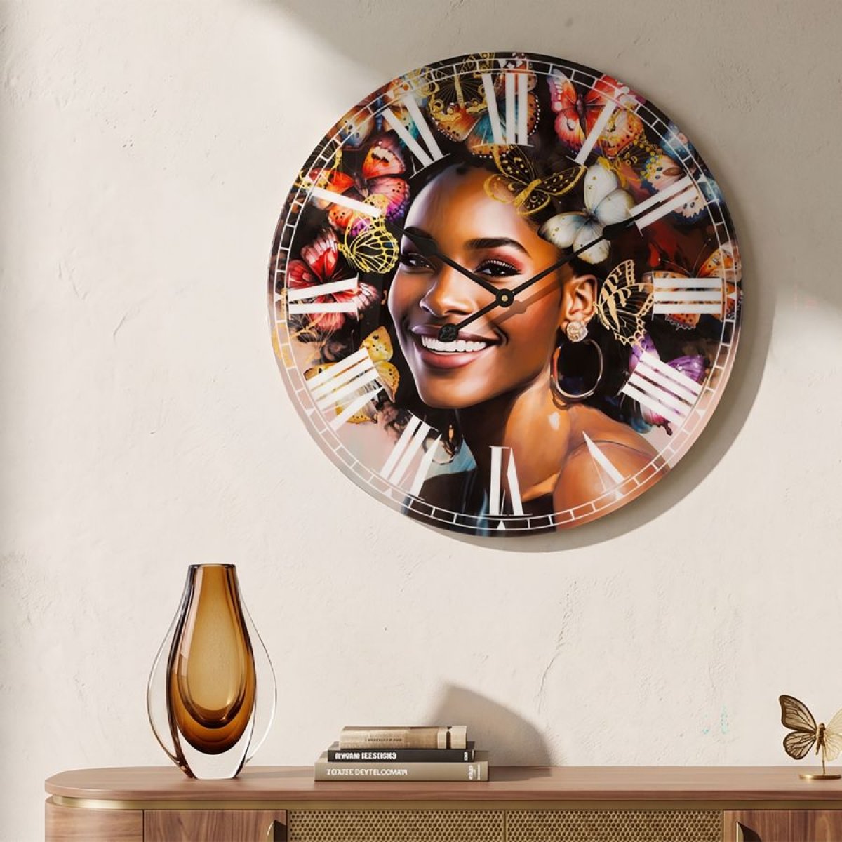 Horloge murale 60 cm Sidonie Multicolore