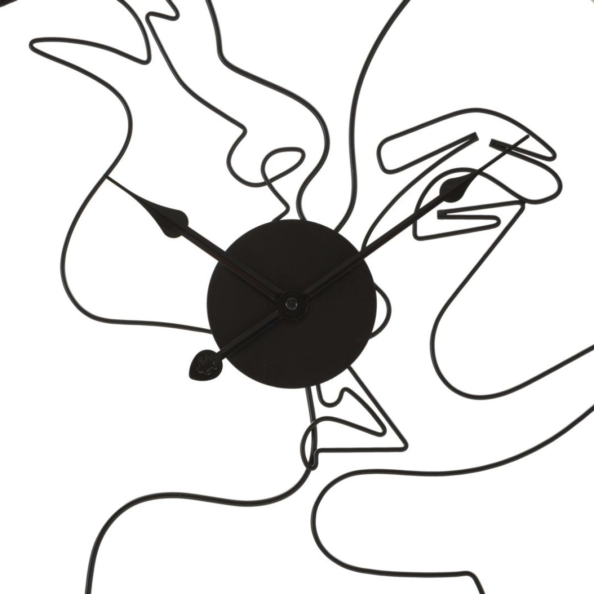 Horloge murale 60 cm Vesta Bois et Noir - vue 3