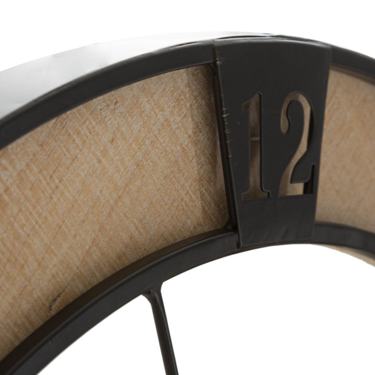 Horloge murale 60 cm Vesta Bois et Noir - vue 5