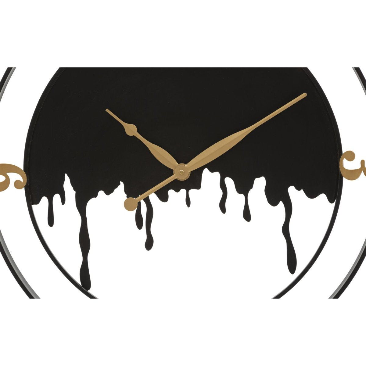 Horloge murale 66 cm Amadeo Noir et Doré - vue 3