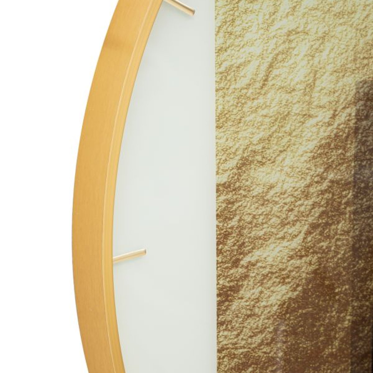 Horloge murale 80 cm Gaby Doré et Gris - vue 3