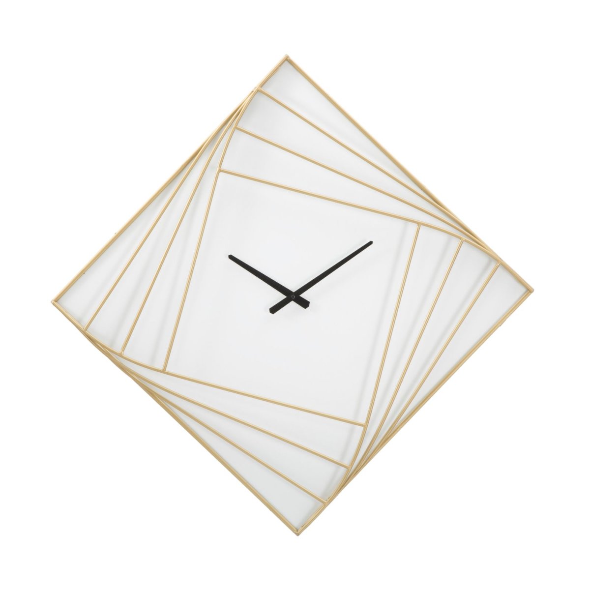 Horloge murale 85 cm Callisto Doré et Blanc - vue 2