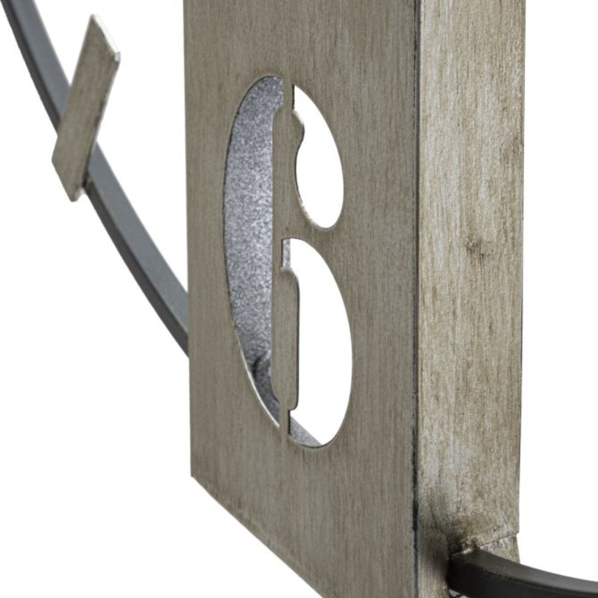 Horloge murale 61 cm Silver Noir et Argenté - vue 3