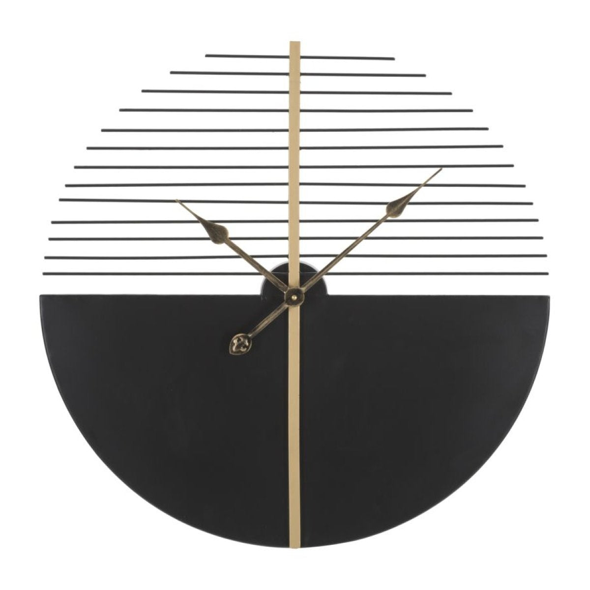 Horloge murale 60 cm Galileo Noir et Doré - vue 2