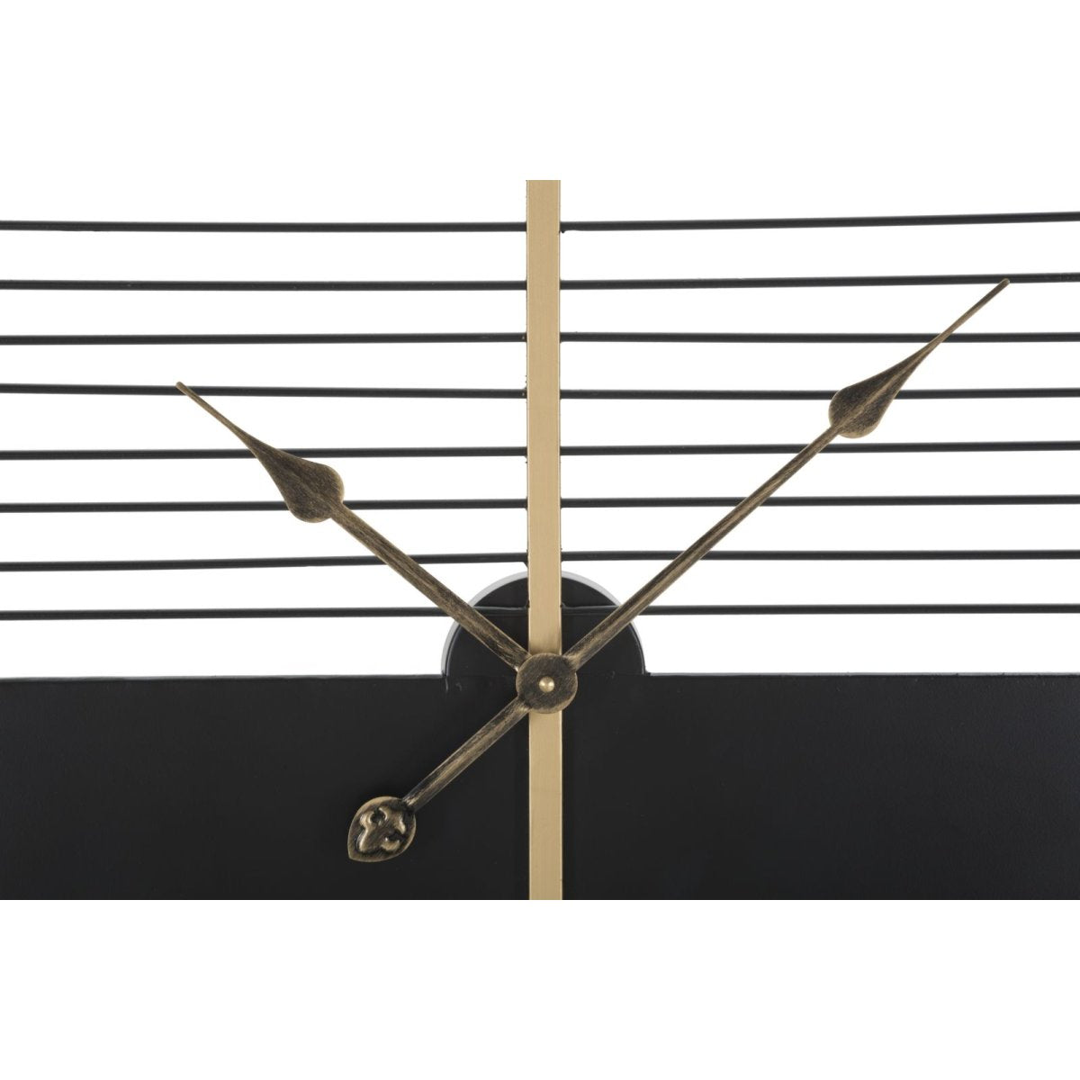 Horloge murale 60 cm Galileo Noir et Doré - vue 3
