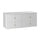Meuble sous-vasque 120cm plan de toilette Izae Blanc